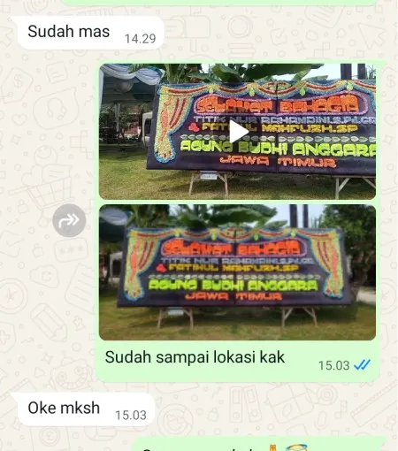 Pengiriman Papan Bunga Cluster The Mozia Bsd